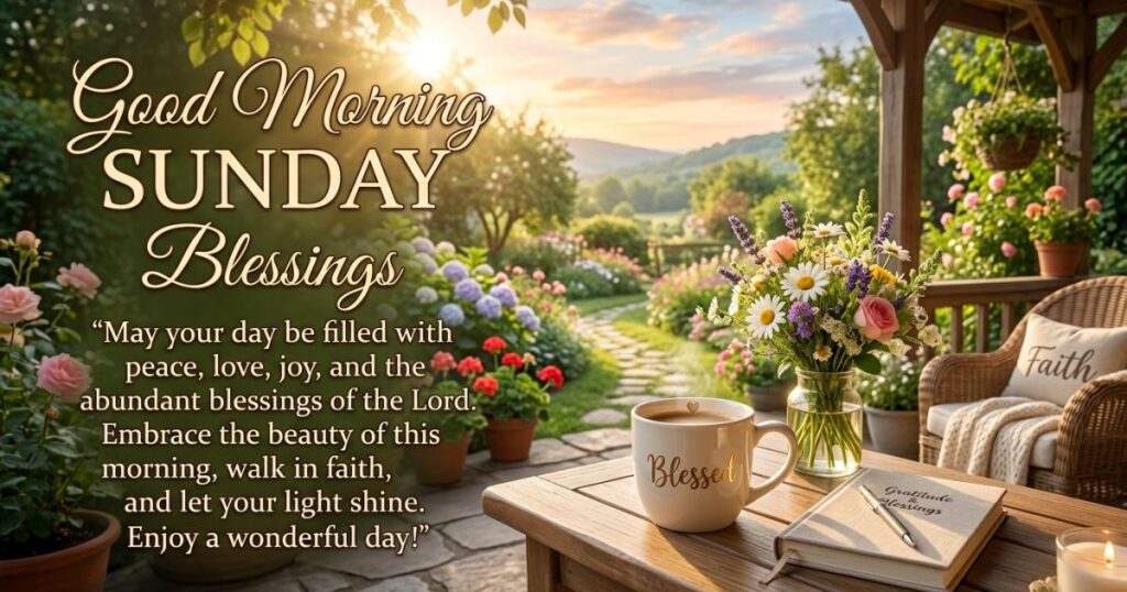 Good Morning Sunday Blessings Images And Quotes