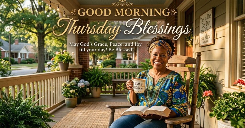 Good Morning Thursday Blessings African American