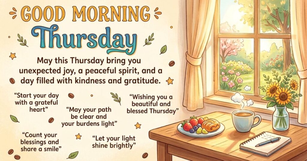 Good Morning Thursday Blessings Quotes