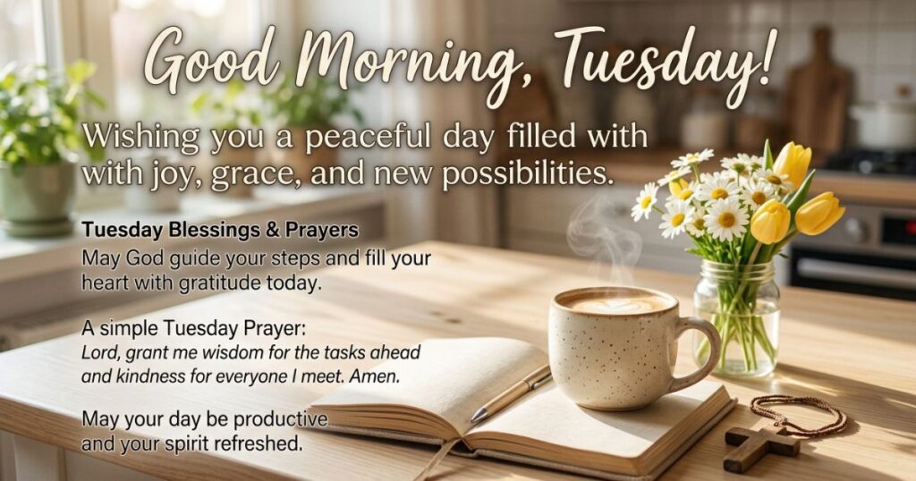 Good Morning Tuesday Blessings And Prayers Quotes
