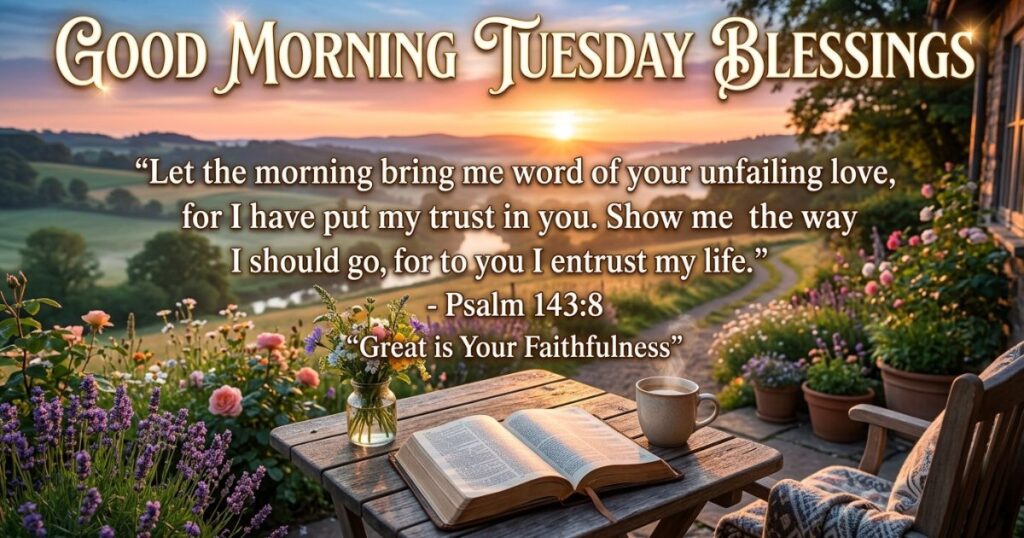 Good Morning Tuesday Blessings Bible Verses