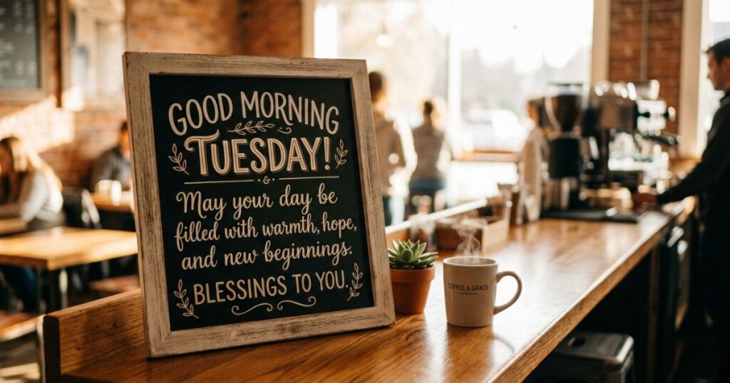 Good Morning Tuesday Blessings Quotes