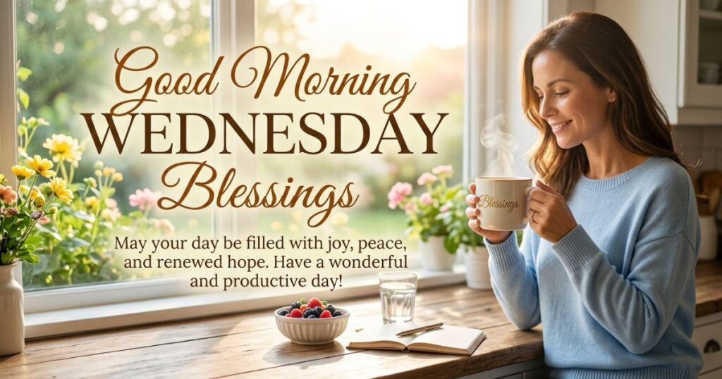 Good Morning Wednesday Blessings
