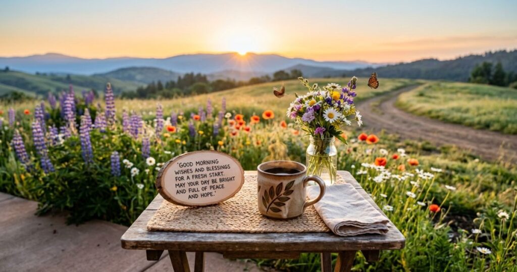 Good Morning Wishes And Blessings For A Fresh Start