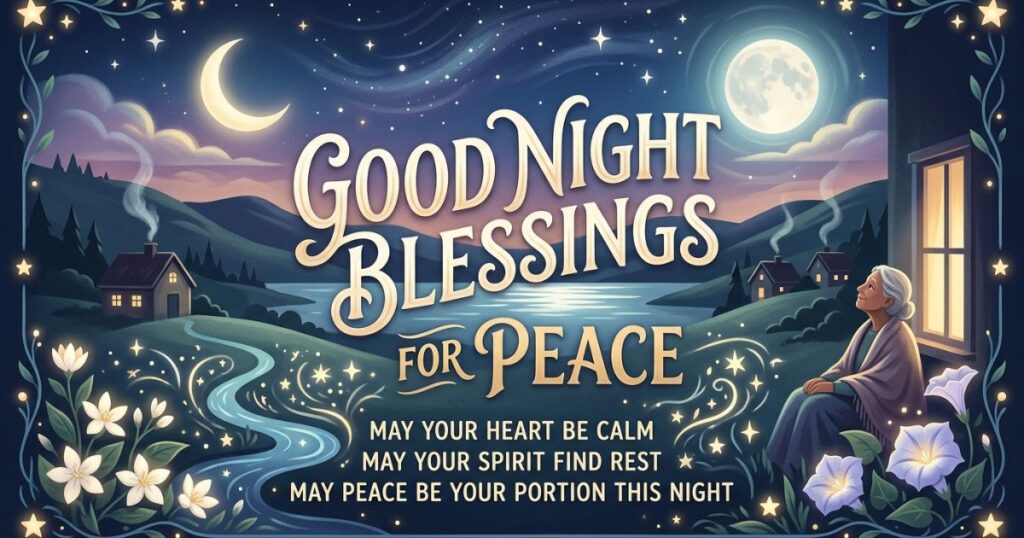 Good Night Blessings For Peace