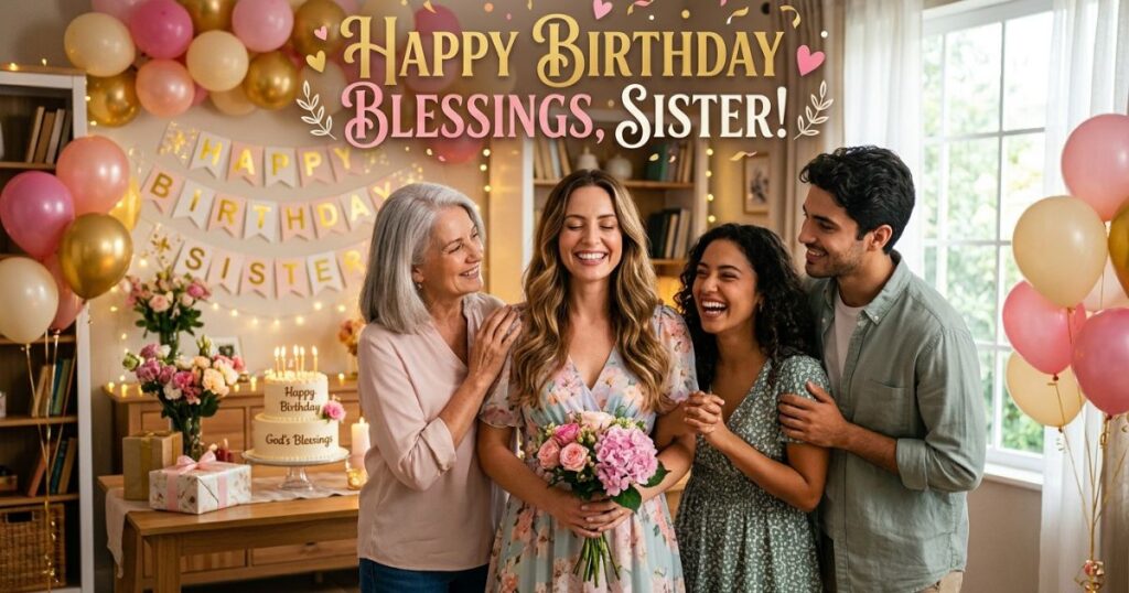Happy Birthday Blessings Sister