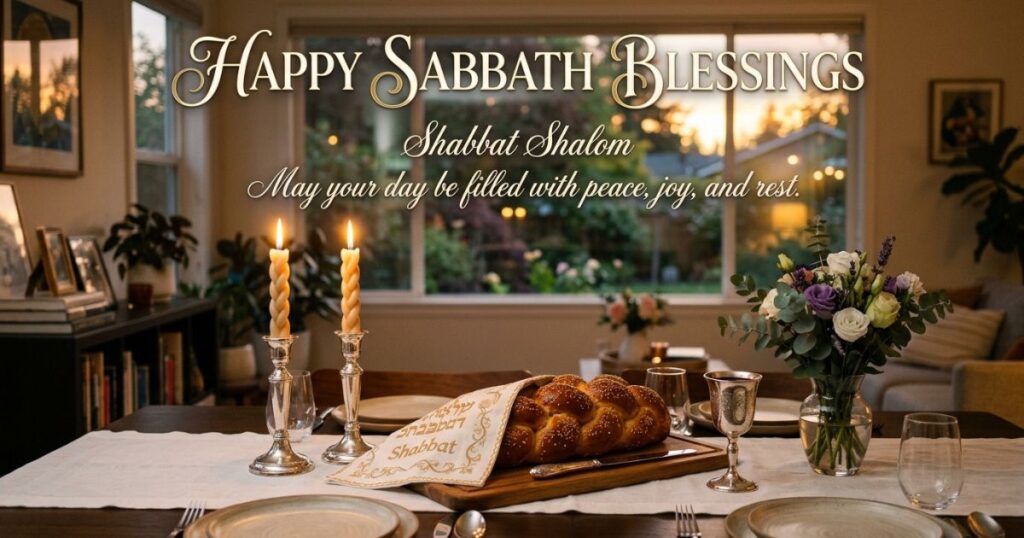 Happy Sabbath Blessings
