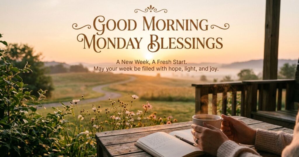 Inspirational Good Morning Monday Blessings