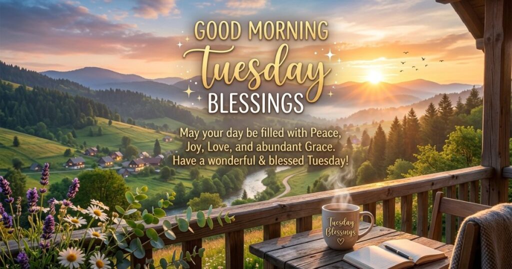 Inspirational Good Morning Tuesday Blessings