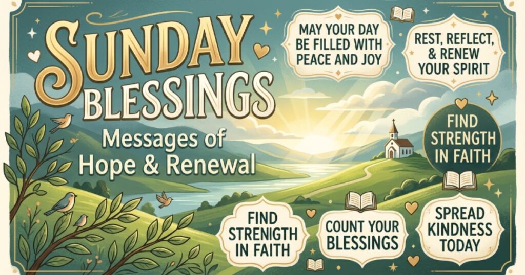 Inspirational Sunday Blessings & Messages