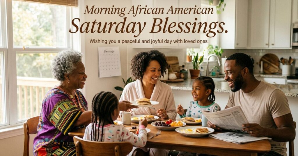 Morning African American Saturday Blessings