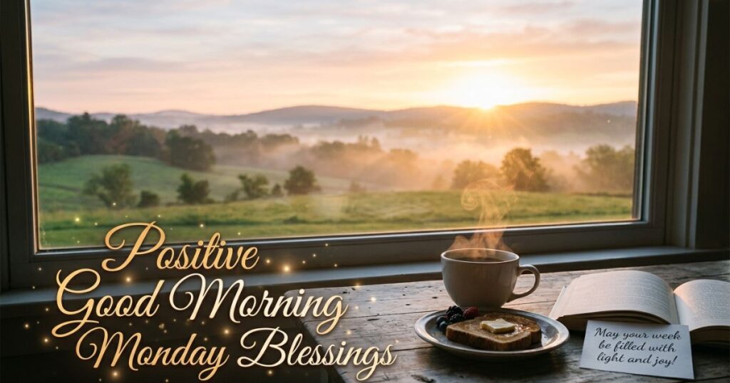 Positive Good Morning Monday Blessings