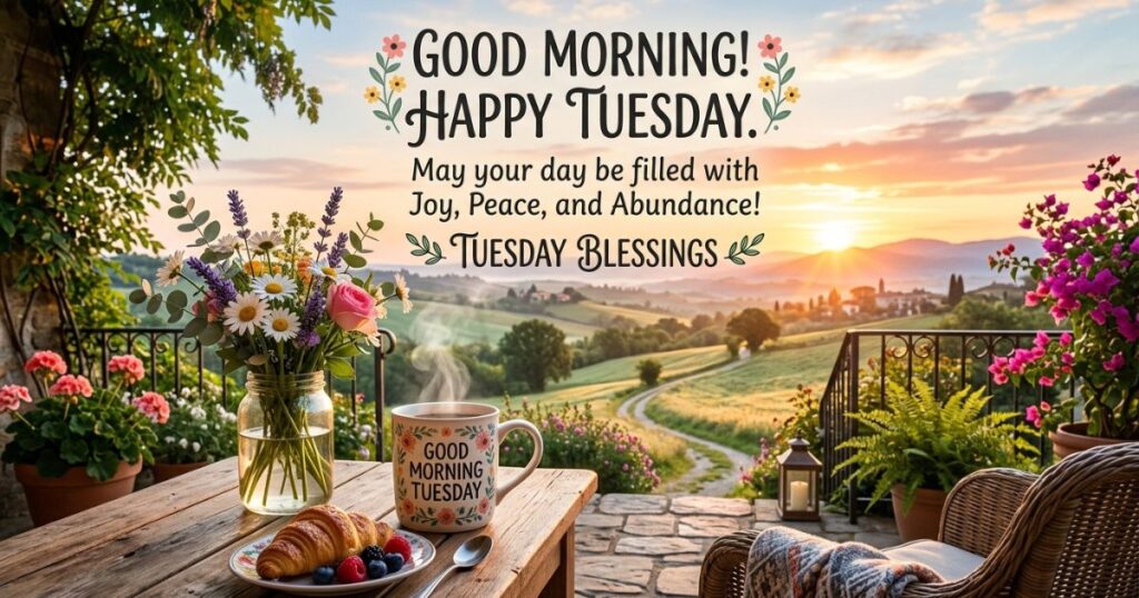 Positive Good Morning Tuesday Blessings