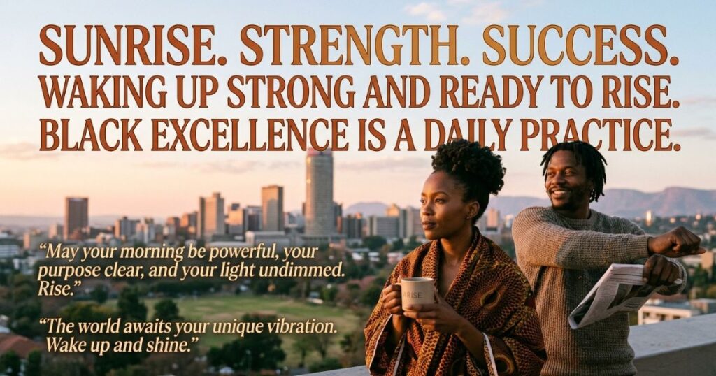 Powerful Black Good Morning Quotes