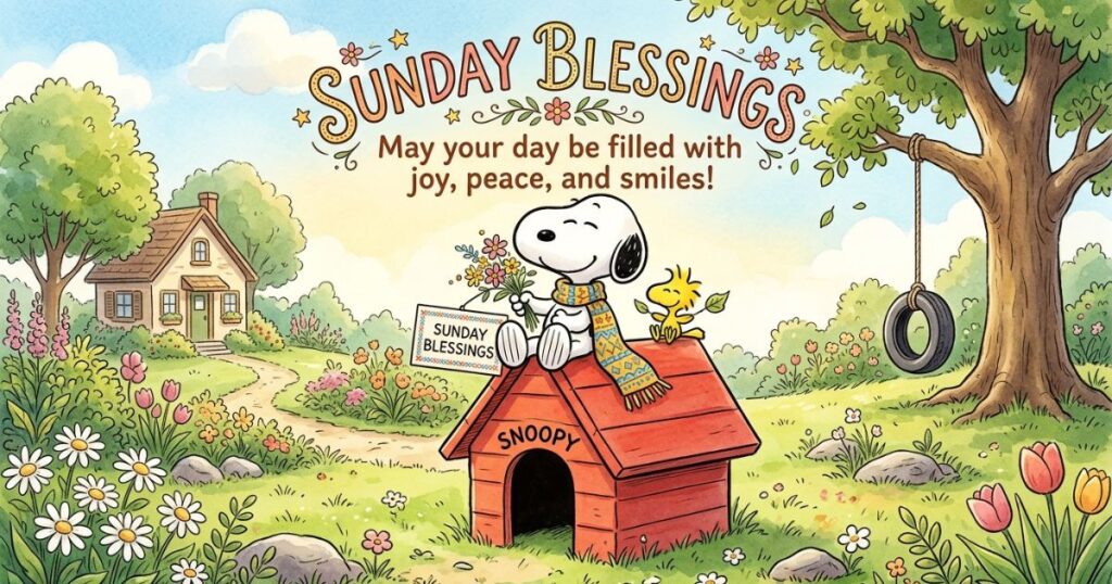 Snoopy Sunday Blessings
