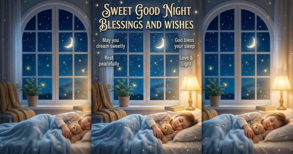 Sweet Good Night Blessings And Wishes