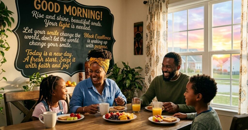 Uplifting Black Good Morning Quotes