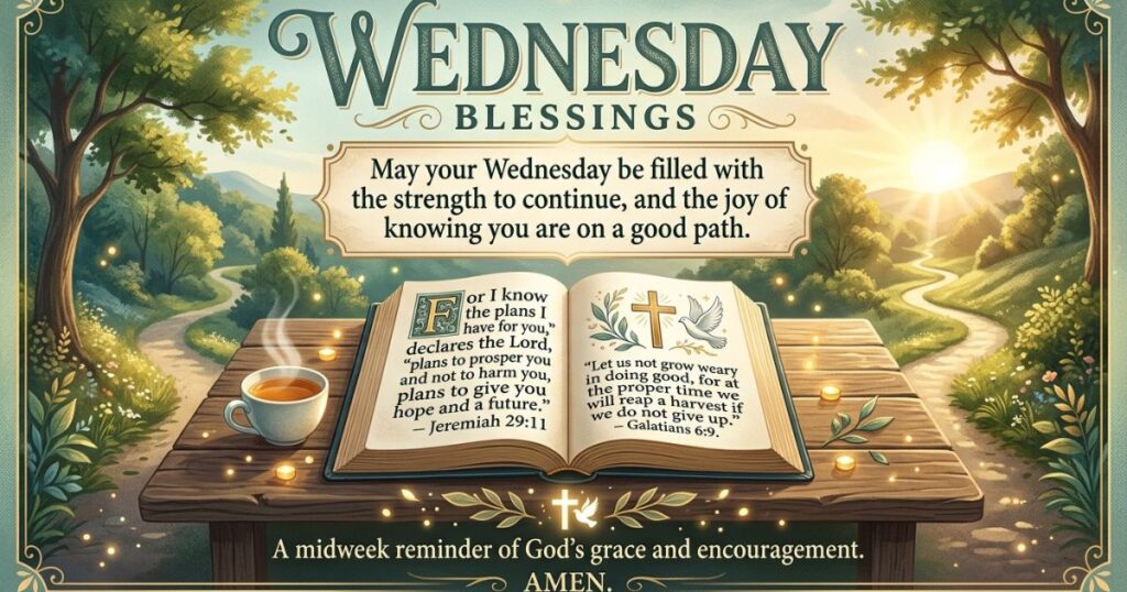 Wednesday Blessings Bible Verses