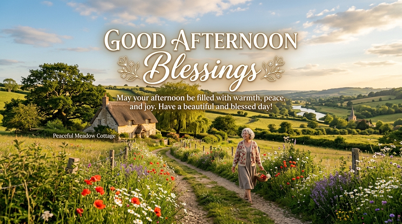 good afternoon blessings images