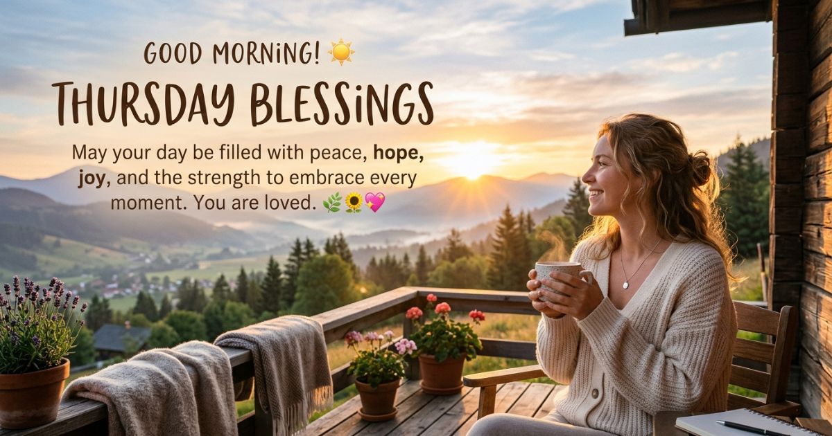 inspiration good morning thursday blessings