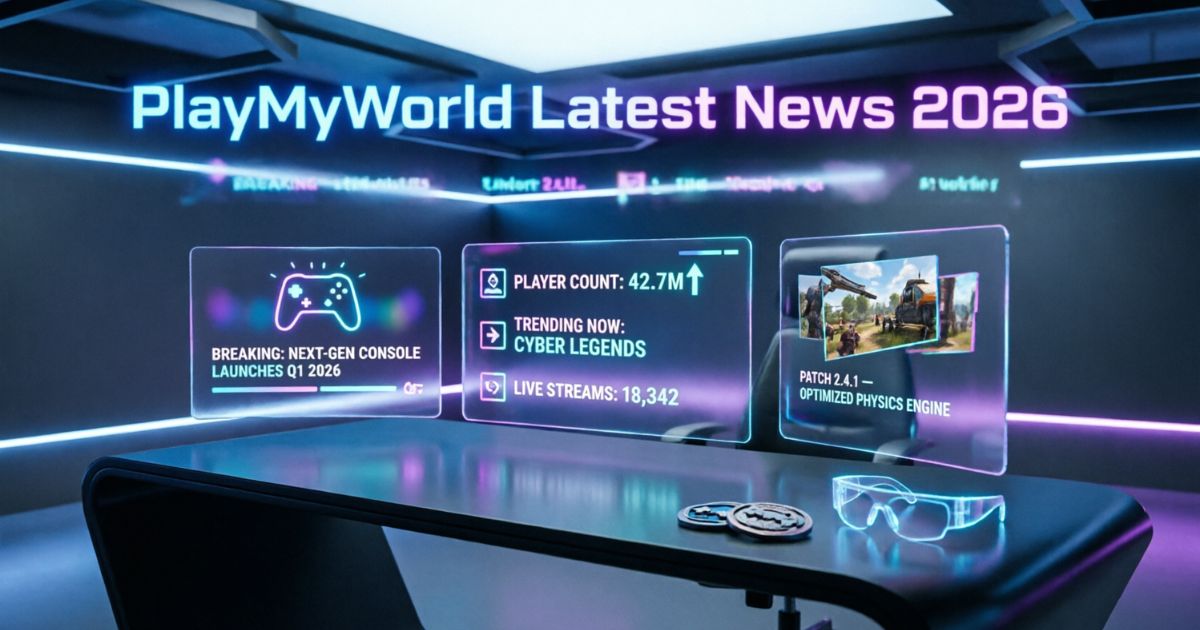 PlayMyWorld Latest News